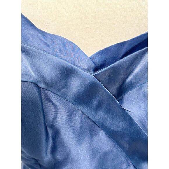 Fouy/Chov Couture New‎ York Sweetheart Neck Mini Formal Cocktail Dress Blue 8 - Picture 10 of 14